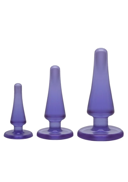 Crystal Jellies - Anal Initiation Kit (Purple)