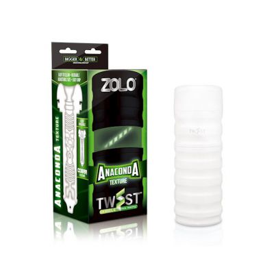 Zolo Twist Anaconda Masturbator White