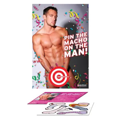 Pipedream Products Pin the Macho on the Man Game