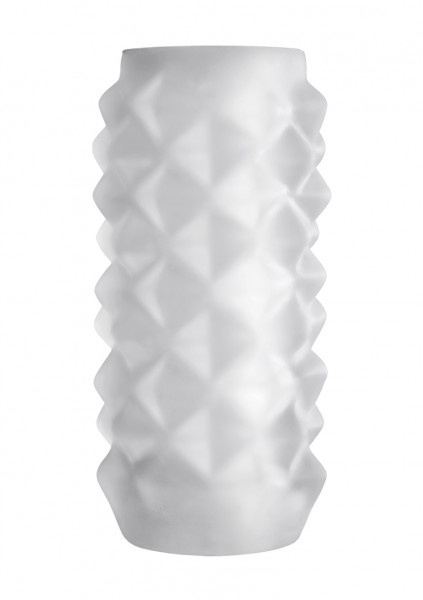 Reversible ULTRASKYN Stroker - Studs - White - Penis Stroker