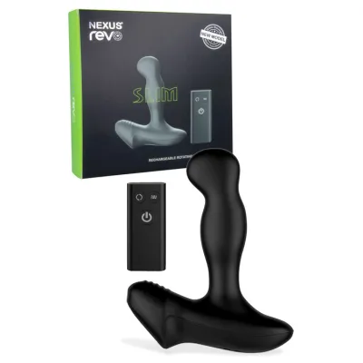 Nexus Revo Slim Rotating Prostate Massager with Remote Control