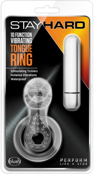 Tongue Style Vibrating Cock Ring