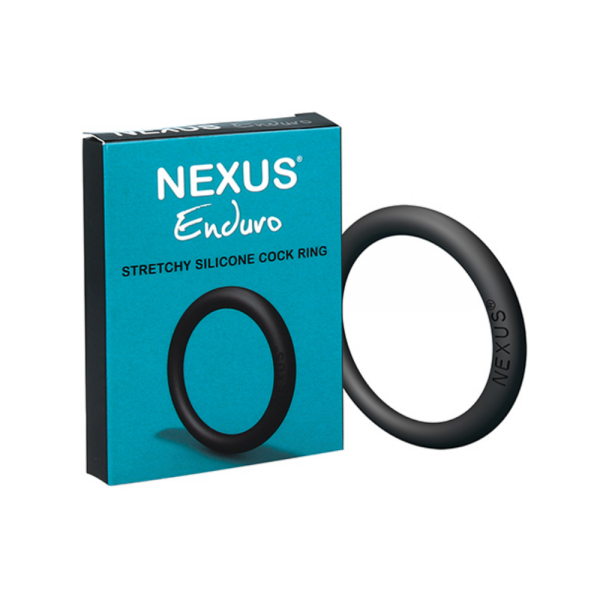 Nexus Enduro Silicone Cock Ring - Black