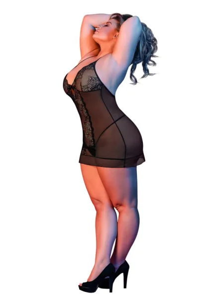 Chemise & G-String Set - Queen Size