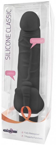 Silicone Classic Vibrating Cock