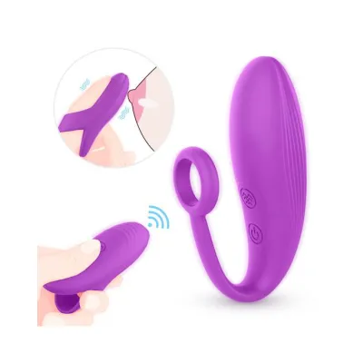 Amore Vibrating Kegel Trainer And Remote Purple 9 7 Inch