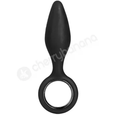 Black Silicone Booty Slider Butt Plug