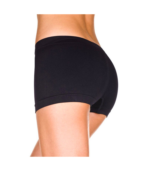 Seamless Boy Shorts - Black