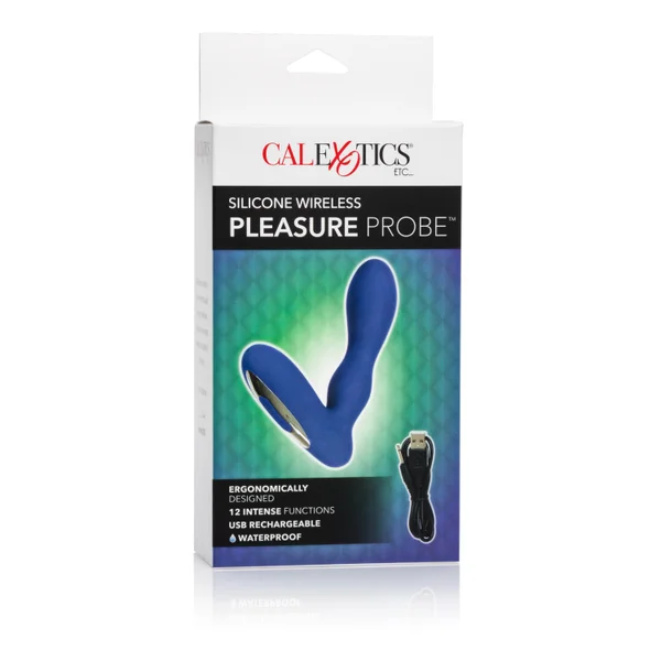 Silicone Wireless Pleasure Probe - Blue — image 13 of 16
