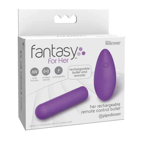 Fantasy for Her - Her Rechargeable Remote Control Bullet Purple — image 8 of 11