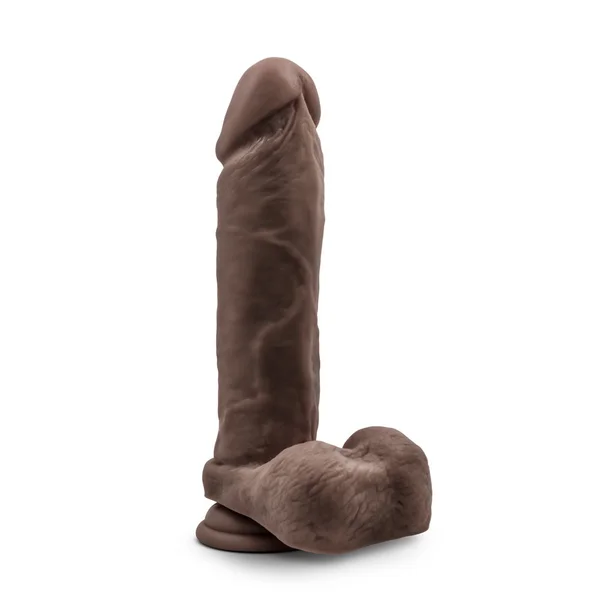 Au Natural - 9.5 Inch Dildo With Suction Cup -  Chocolate — image 10 of 10