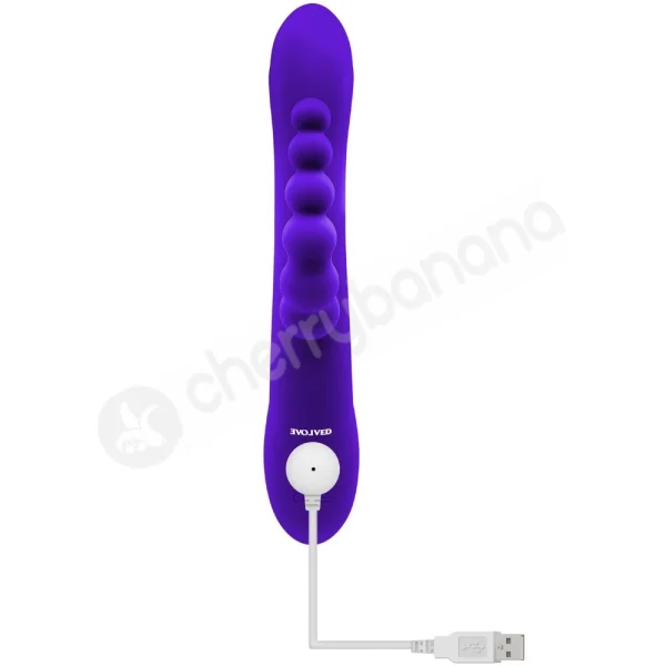 Evolved Lick Me Triple Stimulation Licking Thumping Vibrator