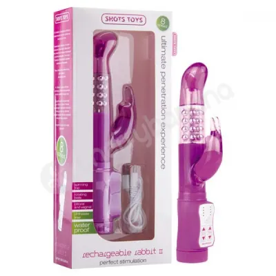 Shots Toys Purple Rechargeable Rabbit Vibrator