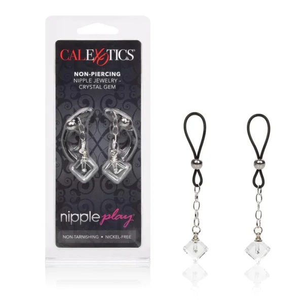 Nipple Play Non-Piercing Nipple Jewelry - Crystal Gem