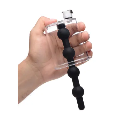 Tom of Finland Rosebud Cylinder with Beaded Silicone Insert