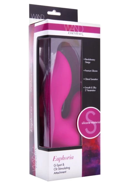 Euphoria G-Spot and Clit Stimulating Wand Massager Attachment by Wand Essentials