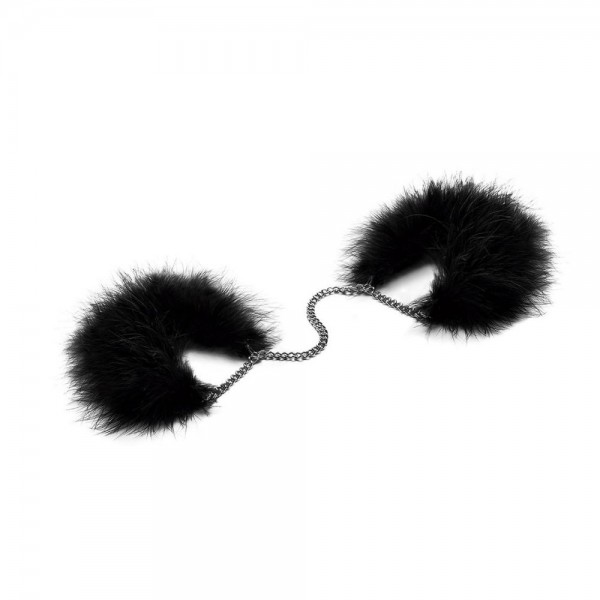 Bijoux Indiscrets Za Za Zu Feather Cuffs Wrist Chain