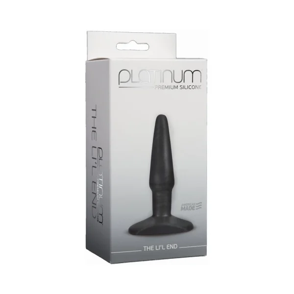 Platinum Premium Silicone The Lil End Charcoal Plug — image 4 of 8