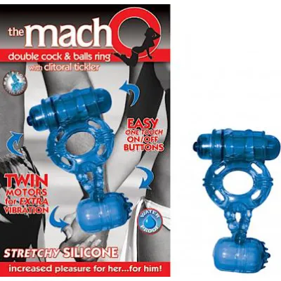 Macho Double Cock and Balls Ring