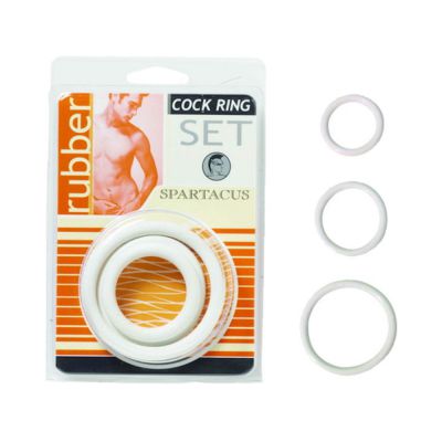 Cock Ring Set Soft Clamshell 3 Rings