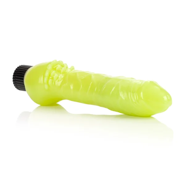 Glow-in-the-Dark Jelly Penis Vibe 7 Inches - Green — image 10 of 10