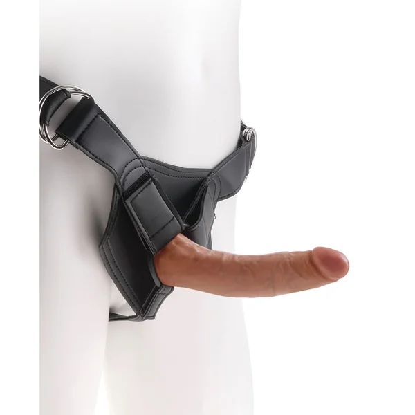 King Cock Strap-on Harness With 7" Cock - Tan — image 8 of 12