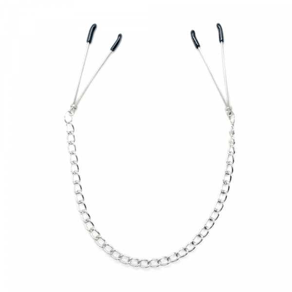 Tweezer Nipple Clamps with Metal Chain