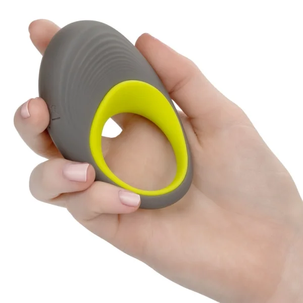 Link Up Edge Silicone Rechargeable Vibrating Cock Ring By CalExotics