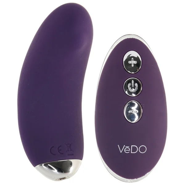 NIKI Rechargeable Silicone Panty Vibrator by VeDO - Purple