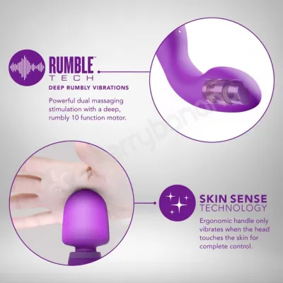 Wellness Dual Sense Double Ended Rumble Tech Wand