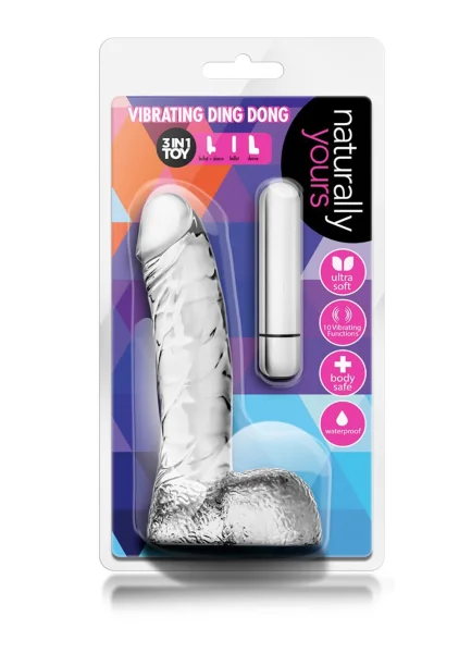Naturally Yours - Vibrating Ding Dong - Pink