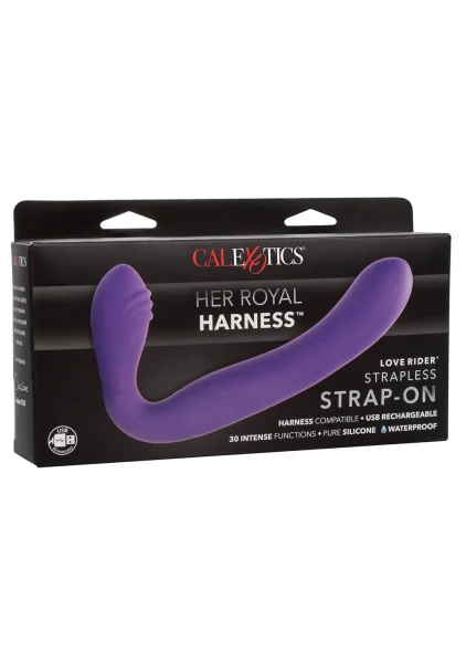 Rechargeable Silicone Love Rider Strapless Strap-on