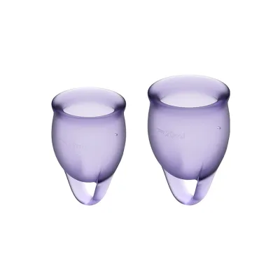 Satisfyer Feel Confident Silicone Menstrual Cups 2 Pce