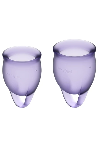 Satisfyer Feel Confident Silicone Menstrual Cups (2 Pce)