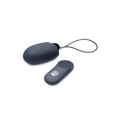 Master Series Thunder Egg Xl Vibrating Egg Black 3 Inch