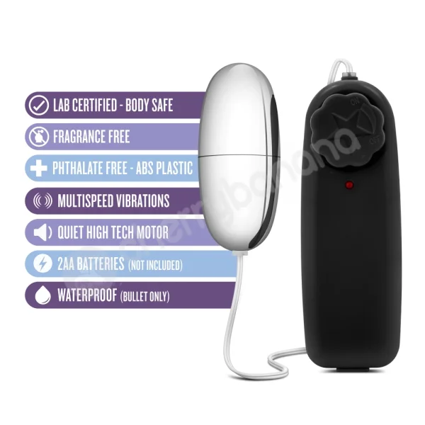 B Yours Silver Power Bullet Vibrator