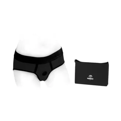 Strap on Dildos Harnesses Spareparts Tomboi Nylon Briefs Harness Black Size S