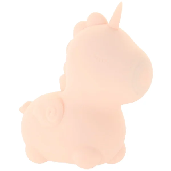 Unihorn Heart Throb Pulsing Silicone Clitoral Vibrator - Pink