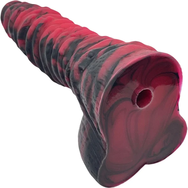 Topped Toys MORDAX 75 8.5" Giant Silicone Dildo With Vac-U-Lock - Forge Red — image 6 of 8