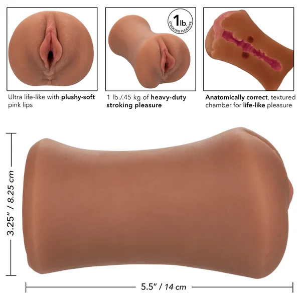 Stroke It Tight Pussy - Brown — image 20 of 21