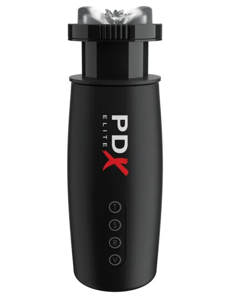 Pipedream Extreme Elite Motorbator 2 - Clear/Black — image 4 of 8