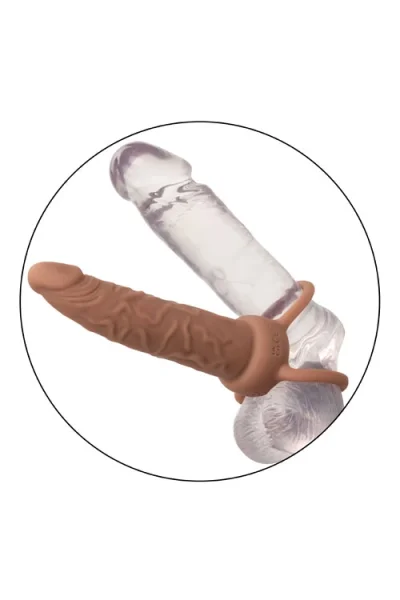 California Exotic Performance Maxx Dual Penetrator - 5.5" Strap-On with Cock Ring