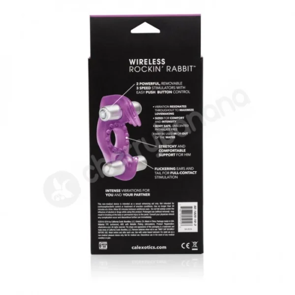 Wireless Rockin' Rabbit Vibrating Cock Ring