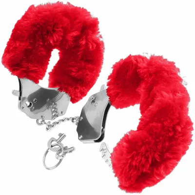 Fetish Fantasy Series Original Furry Cuffs Red