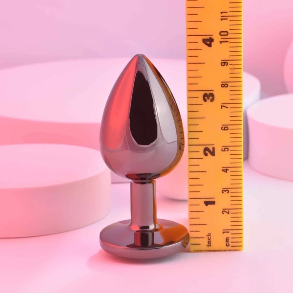 Playboy Pleasure Tux Aluminum Alloy Anal Plug - Large