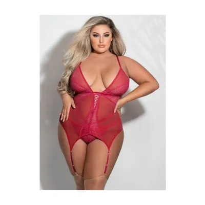 Midnight Kiss 2 piece Cami Set Red O s