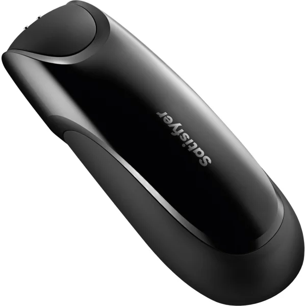 Satisfyer Men Vibration+ App Enabled Rechargeable 14-Function Vibrating Penis Masturbator