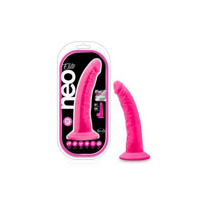 Blush Neo Elite 7 5 Silicone Dual Density Cock