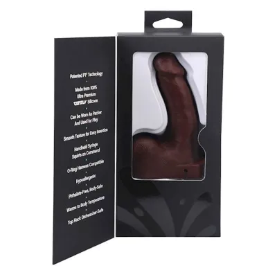 Pop N Play By Tantus Squirting Packer Espresso