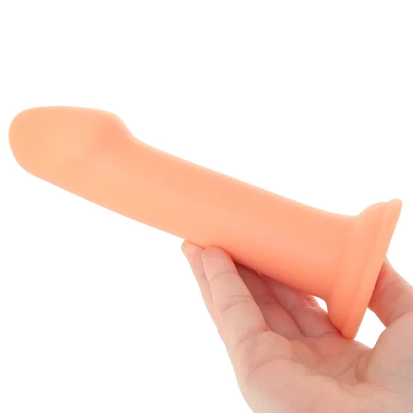 Dillio Platinum Big Hero Silicone 6" Suction Cup Dildo - Peach
